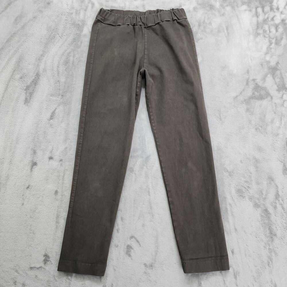 Jarbo Pant Womens Size 34 US 4 Gray Brown Pull On Skinny Ankle Back Seam Stretch